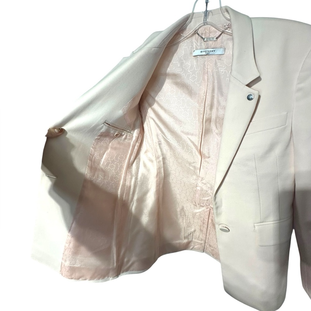 Givenchy SS17 wool pink single breasted blazer 38 XS 2-4 - Picture 4 of 15